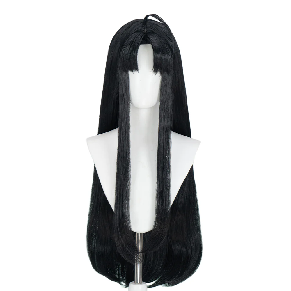 【Ready For Ship】DokiDoki Anime GIRLS BAND CRY Cosplay Awa Subaru Wig Long Straight Black Hair GBC - Image 5