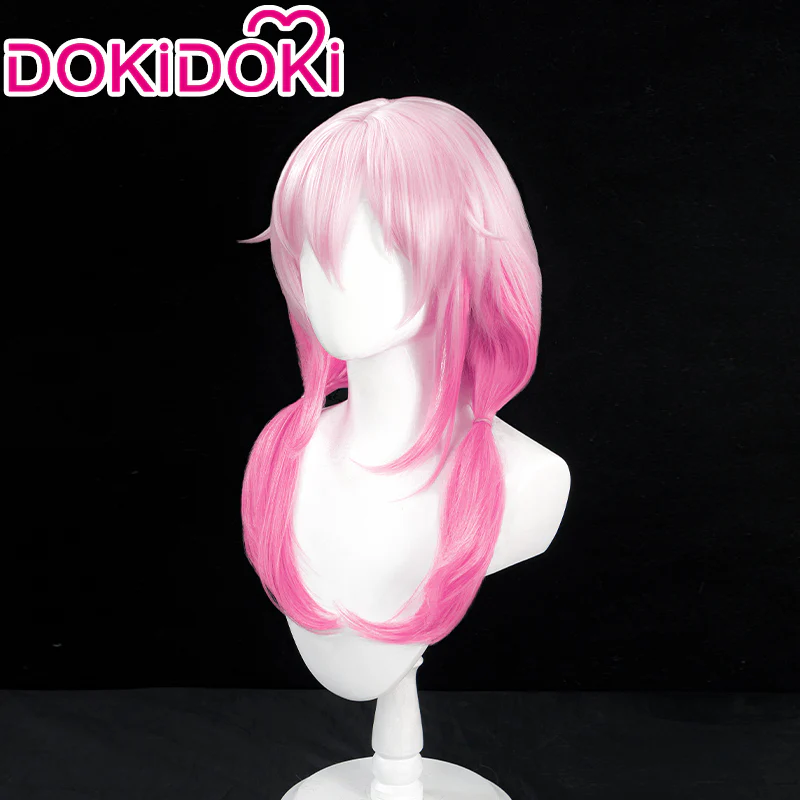 【Ready For Ship】DokiDoki Anime Guilty Crown Cosplay Yuzuriha Inori Wig Long Straight Pink Wig - Image 2
