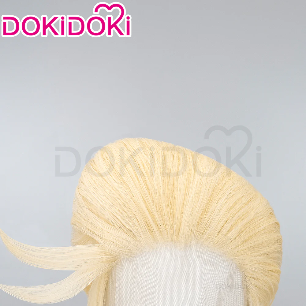 【Ready For Ship】【Front Lace】DokiDoki Anime Hell Hotel Cosplay Wig Short Straight Linen Hair - Image 10