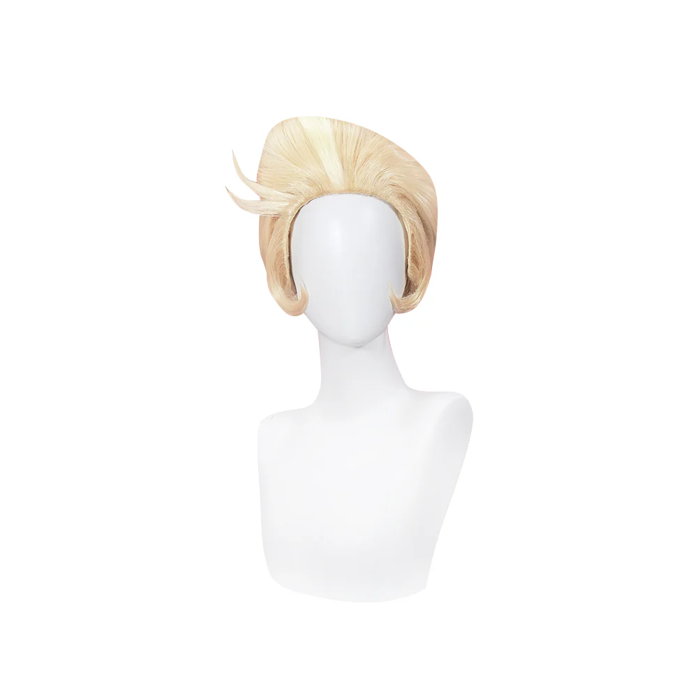 【Ready For Ship】【Front Lace】DokiDoki Anime Hell Hotel Cosplay Wig Short Straight Linen Hair - Image 6