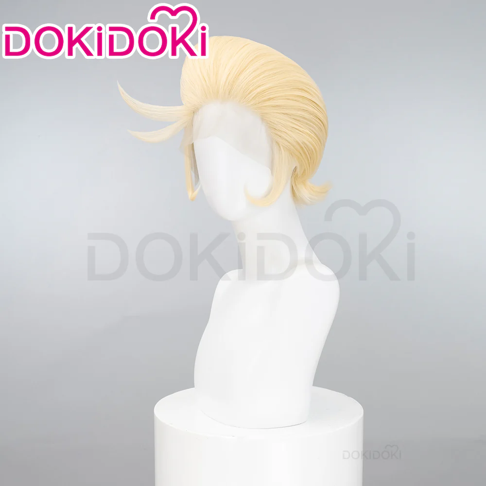 【Ready For Ship】【Front Lace】DokiDoki Anime Hell Hotel Cosplay Wig Short Straight Linen Hair - Image 8