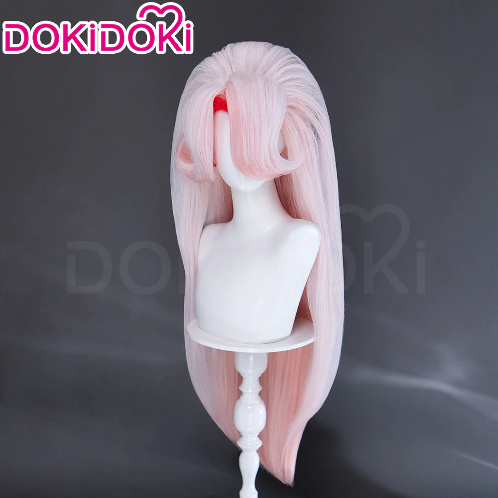 【Partially Ready For Ship】DokiDoki Anime Hell Hotel Cosplay Wig Pink Short / Long Pre Crimped - Image 15