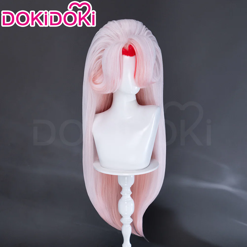 【Partially Ready For Ship】DokiDoki Anime Hell Hotel Cosplay Wig Pink Short / Long Pre Crimped - Image 16