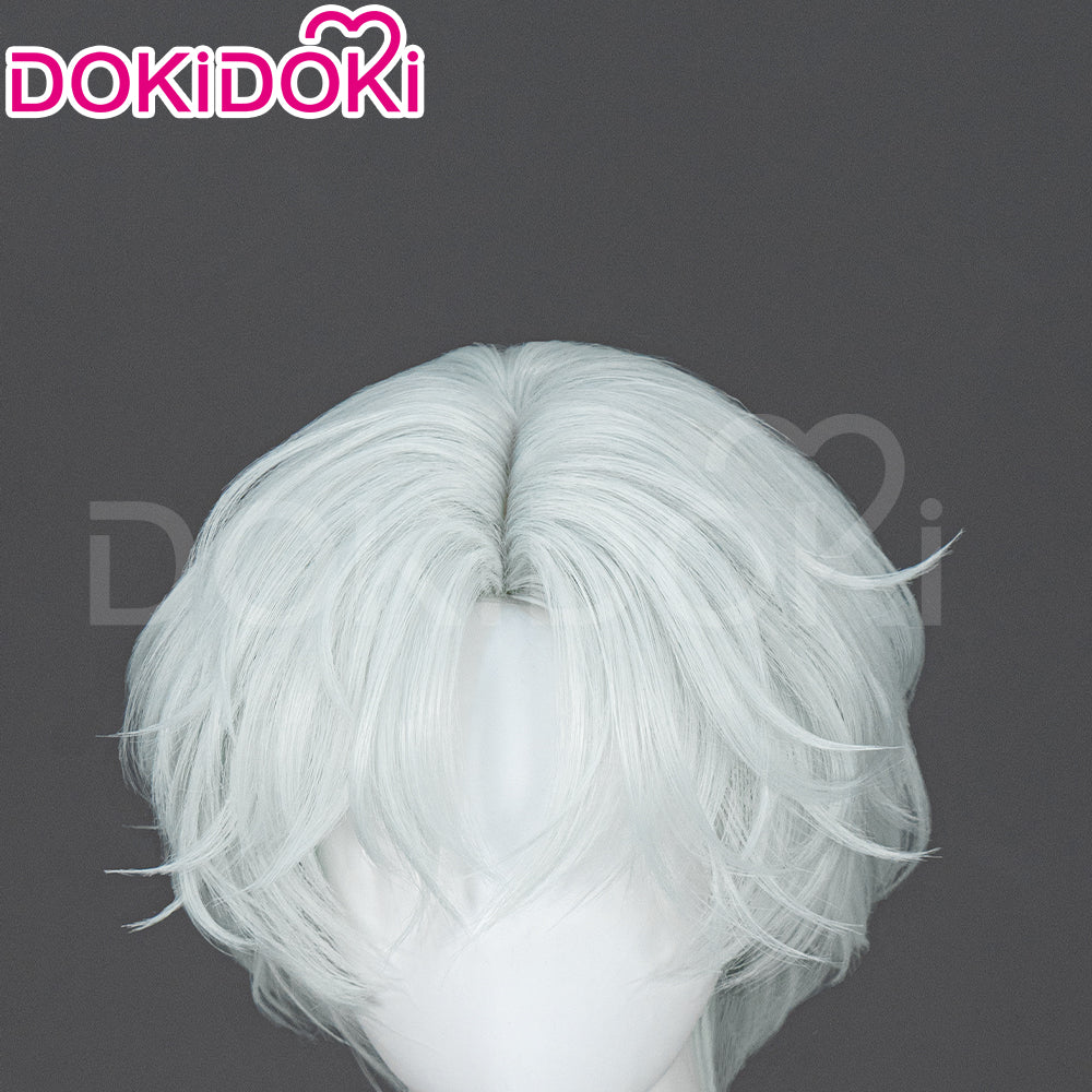 【Ready For Ship】DokiDoki Anime Manga Cosplay Wig Short Curly White Hair - Image 4