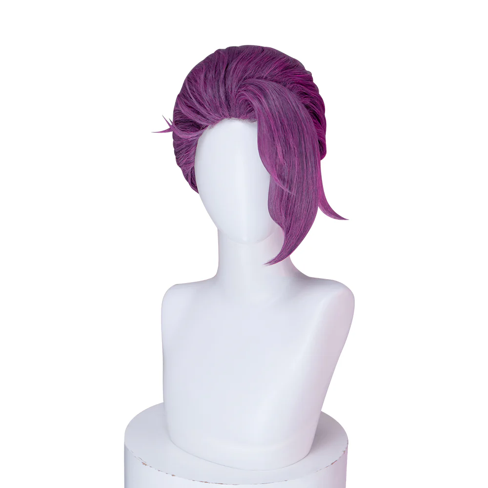 【Ready For Ship】DokiDoki Anime Manga Hell's Paradise: Jigokuraku Cosplay Rien Wig Short Violet Hair - Image 5