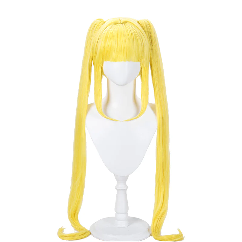 【Ready For Ship】DokiDoki Anime Mermaid Melody Pichi Pichi Pitch Cosplay Nanami Luchia Cosplay  Wig Gold Long Hair - Image 5