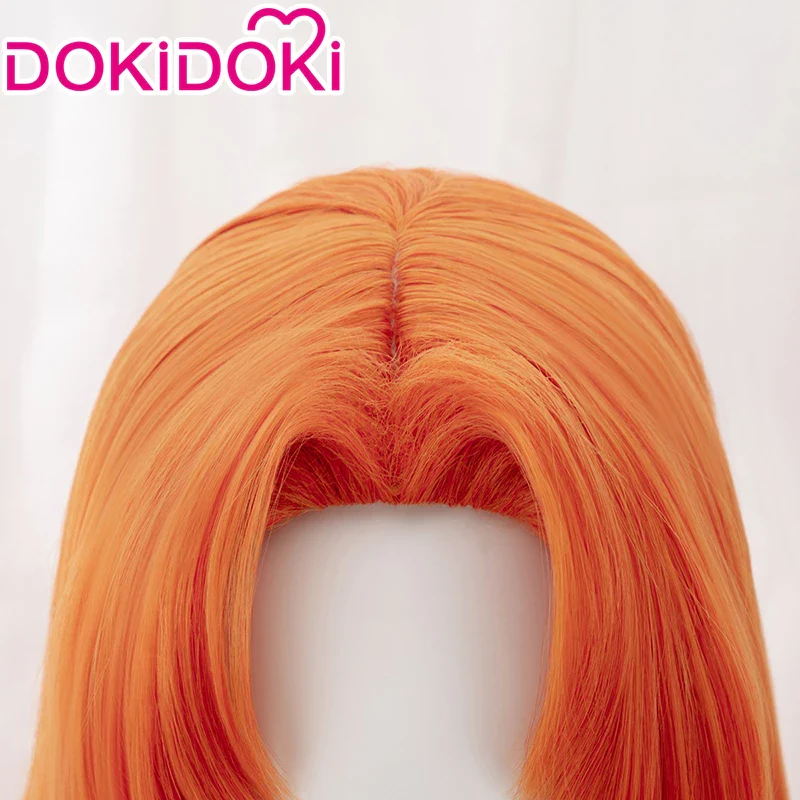 【Ready For Ship】DokiDoki Anime Mermaid Melody Pichi Pichi Pitch Cosplay Seira Amagi Cosplay Wig Orange Long Hair - Image 4