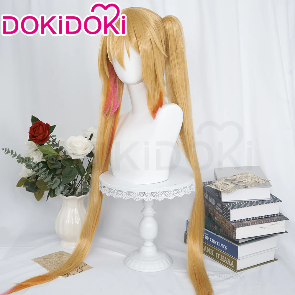 【Ready For Ship】DokiDoki Anime Miss Kobayashi’s Dragon Maid Cosplay Tohru Long Straight Yellow Wig - Image 2