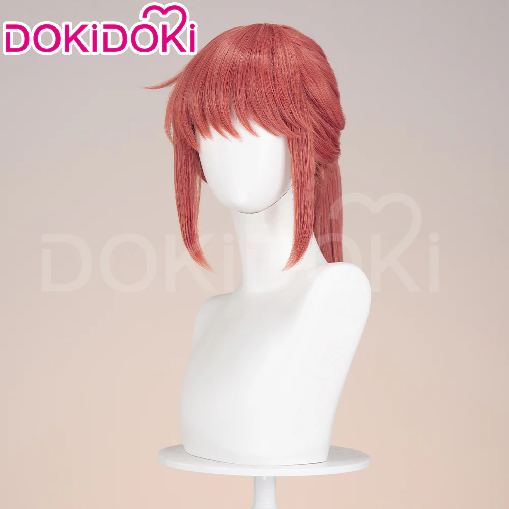 【Ready For Ship】DokiDoki Anime Miss Kobayashi's Dragon Maid Cosplay Kobayashi Wig Long Straight Red Hair - Image 3