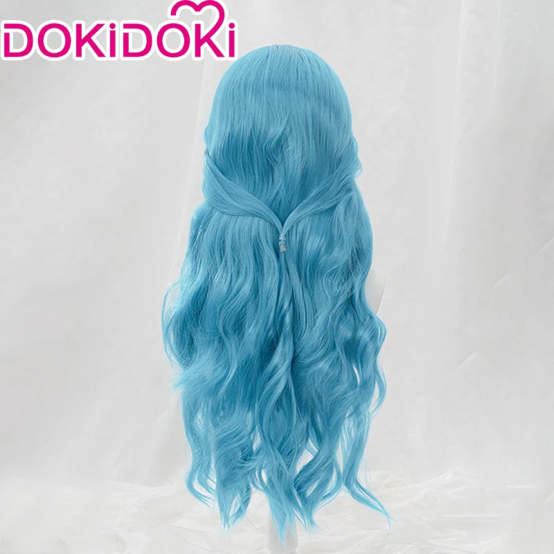 DokiDoki Anime Nefeltari Vivi Women Blue Long Curls Cosplay Wig - Image 3