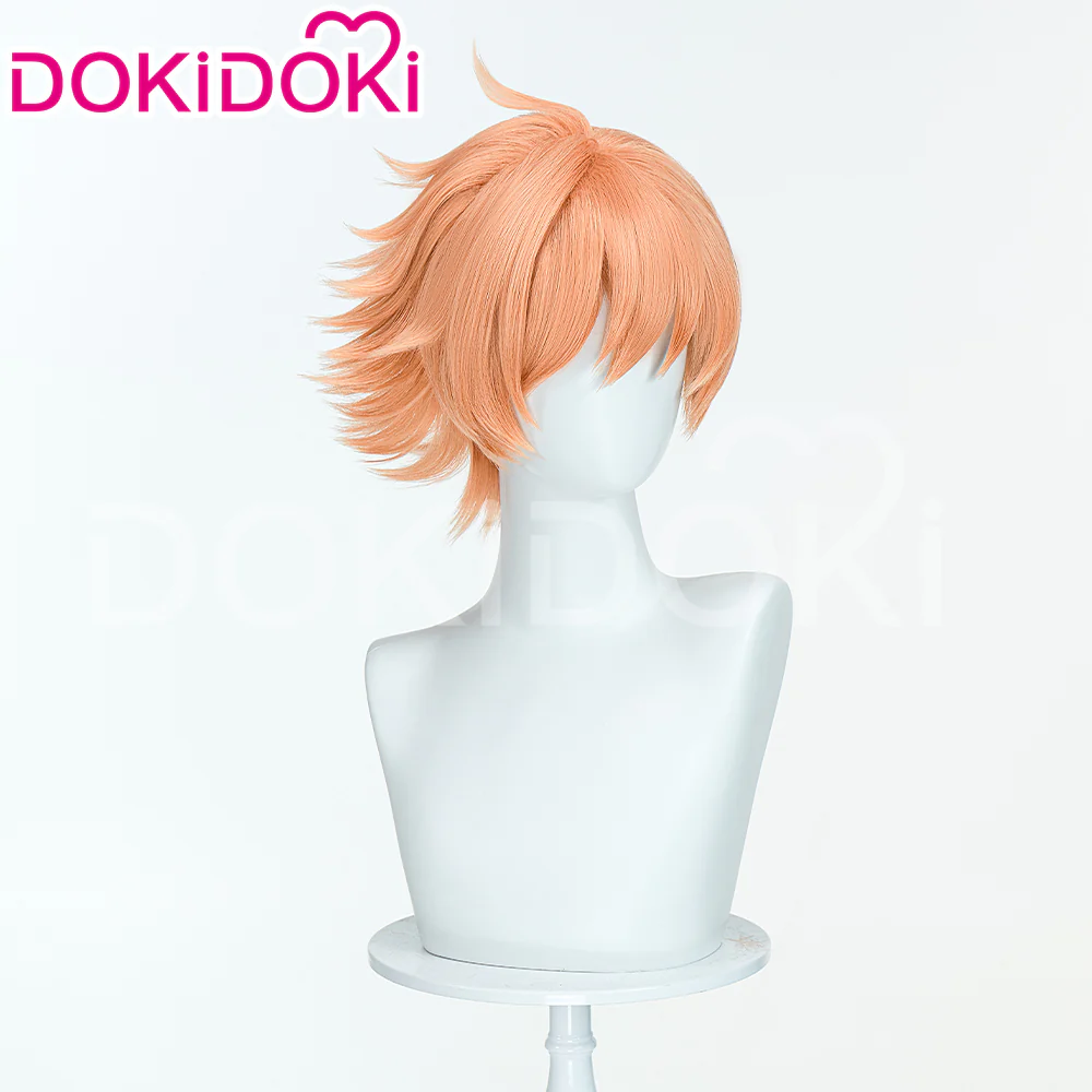 【Ready For Ship】DokiDoki Anime Oran High School Host Club Cosplay Kaoru Hitachiin / Hikaru  Wig Short Brown Hair - Image 3
