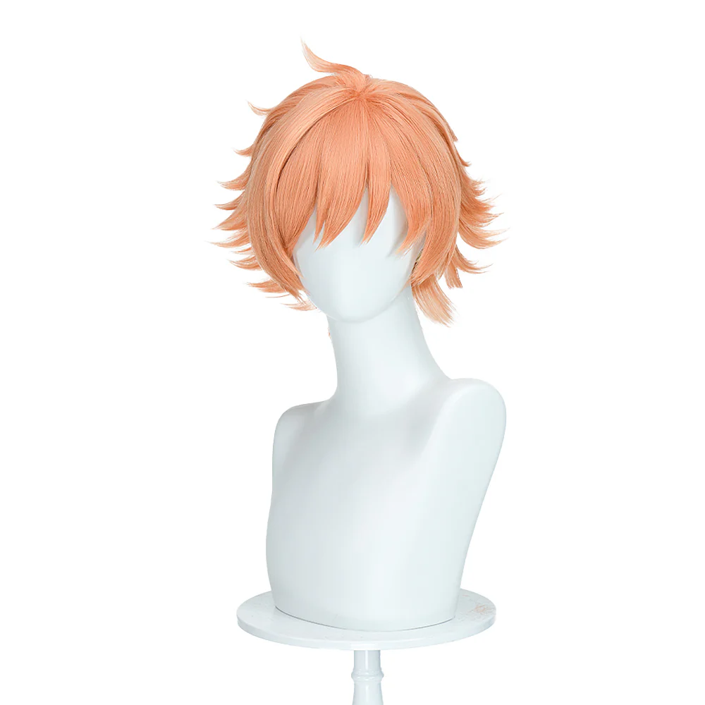 【Ready For Ship】DokiDoki Anime Oran High School Host Club Cosplay Kaoru Hitachiin / Hikaru  Wig Short Brown Hair - Image 5