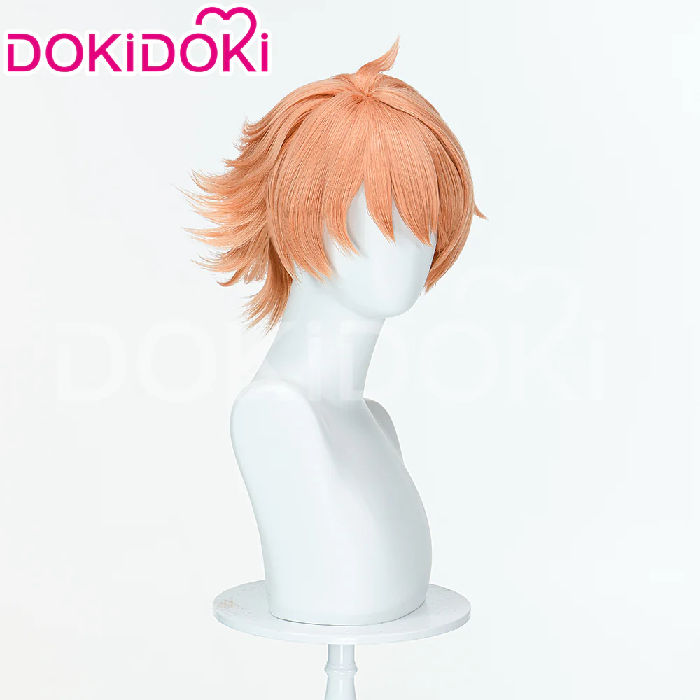【Ready For Ship】DokiDoki Anime Oran High School Host Club Cosplay Kaoru Hitachiin / Hikaru  Wig Short Brown Hair - Image 7