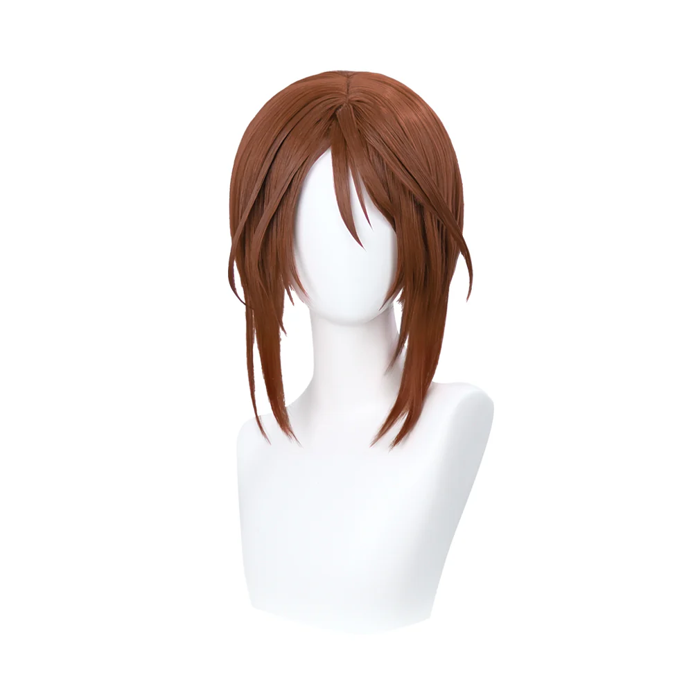 【Ready For Ship】DokiDoki Anime Rozen Maiden Cosplay Lapislazuli Stern Wig Short Straight Brown Red Hair Souseiseki - Image 2
