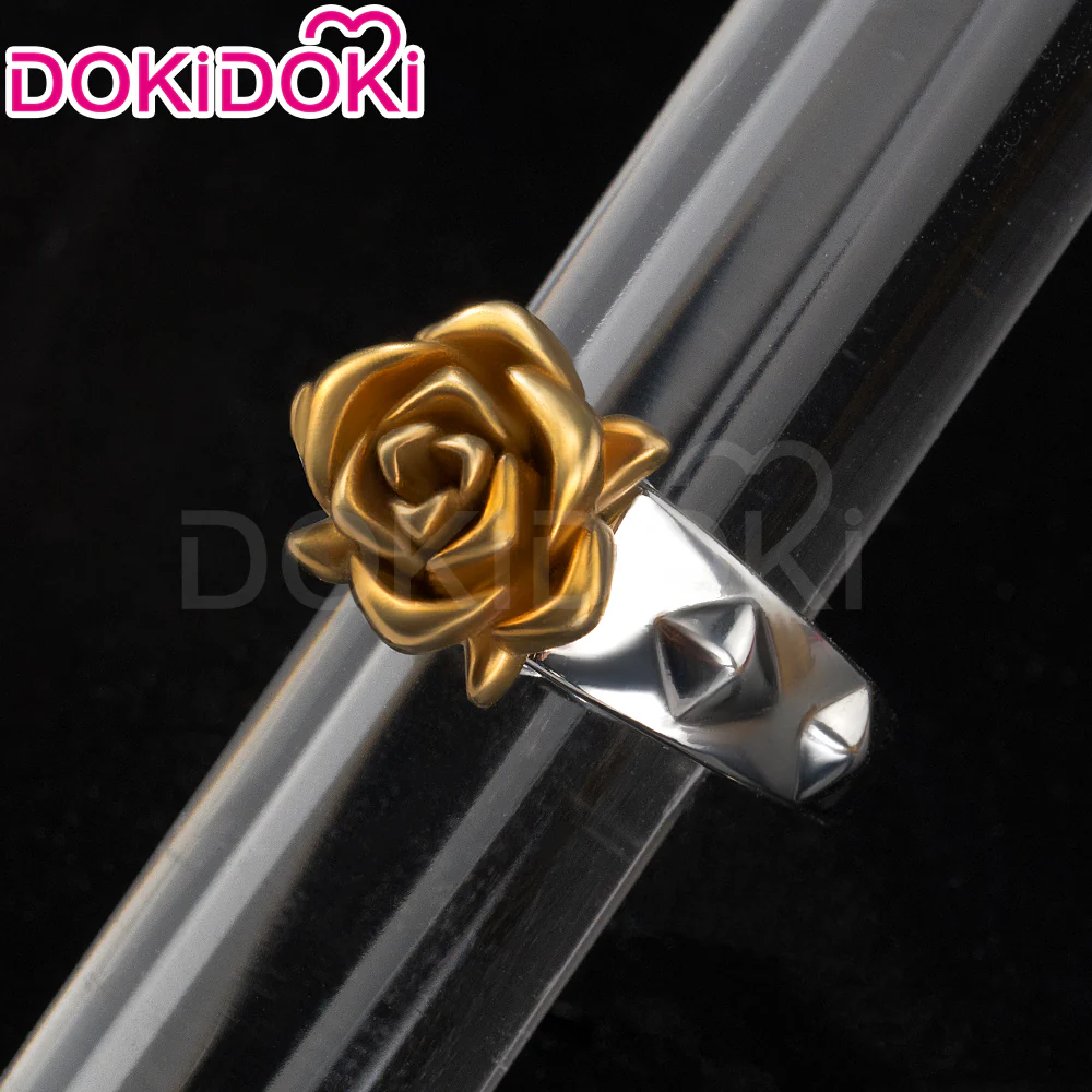【Ready For Ship】DokiDoki Anime Rozen Maiden Cosplay Shinku Wig / Ring Long Straight Yellow Hair Women Pure Ruby - Image 5