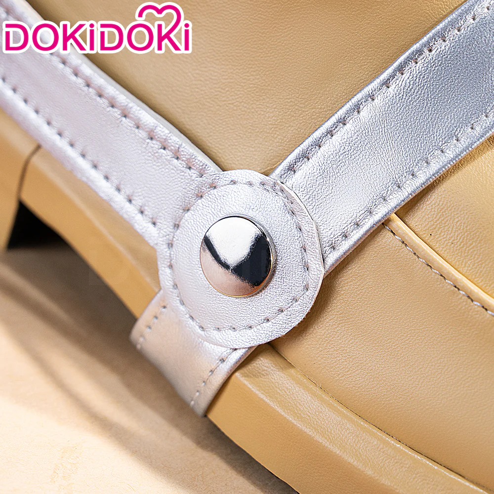 DokiDoki Anime Season 7 Cosplay Shoes SBR Yellow White Strap Boots - Image 3
