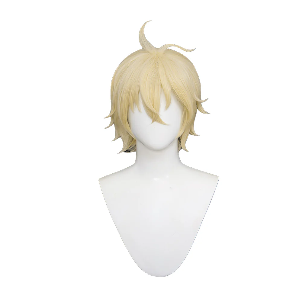 【Ready For Ship】DokiDoki Anime Seraph of the End Cosplay Mikaela Hyakuya Wig Short Gold Hair - Image 6