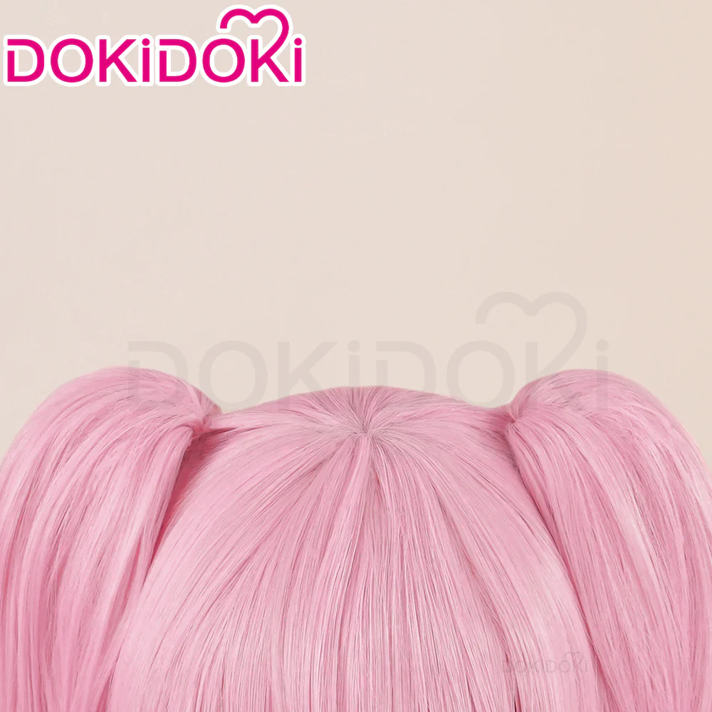 【Ready For Ship】DokiDoki Anime Shugo Chara Cosplay Hinamori Amu Daiya Wig Pink Long Hair Amulet Dia - Image 4