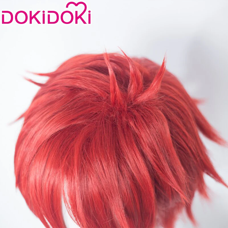 【Ready For Ship】DokiDoki Anime SK8 the Infinity Cosplay Reki Kyan Wig Short Red Wig - Image 3