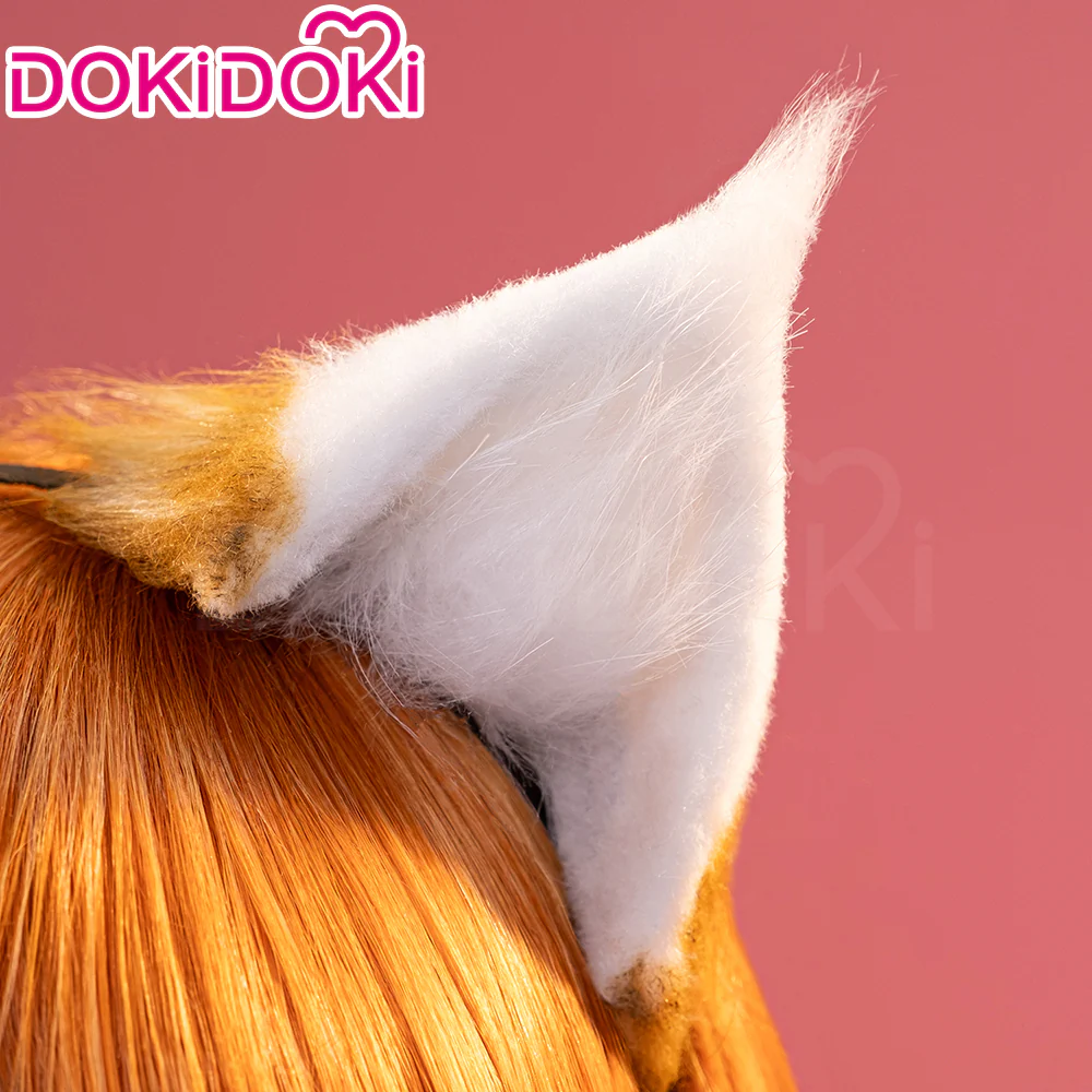 DokiDoki Anime Spice and Wolf: Merchant Meets the Wise Wolf Cosplay Holo Prop Ears Tail Furry - Image 5