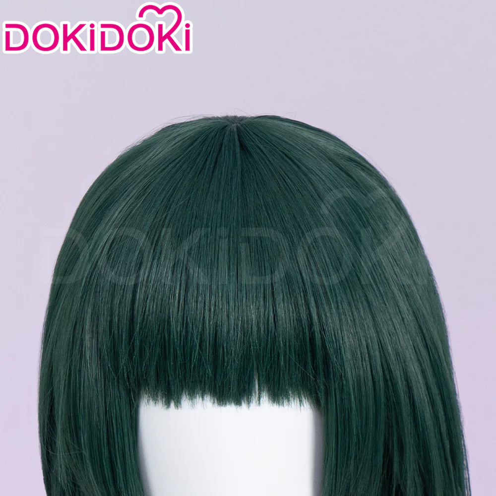 【Partially Ready For Ship】DokiDoki Anime The Apothecary Diaries Cosplay Mao Mao Wig / Bow Clip / Ear Clip Long Straight Green Hair Maomao - Image 9