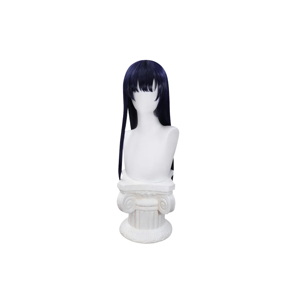 【Ready For Ship】DokiDoki Anime The Dangers In My Heart Cosplay Yamada Anna Wig Long Straight Purple Hair - Image 5