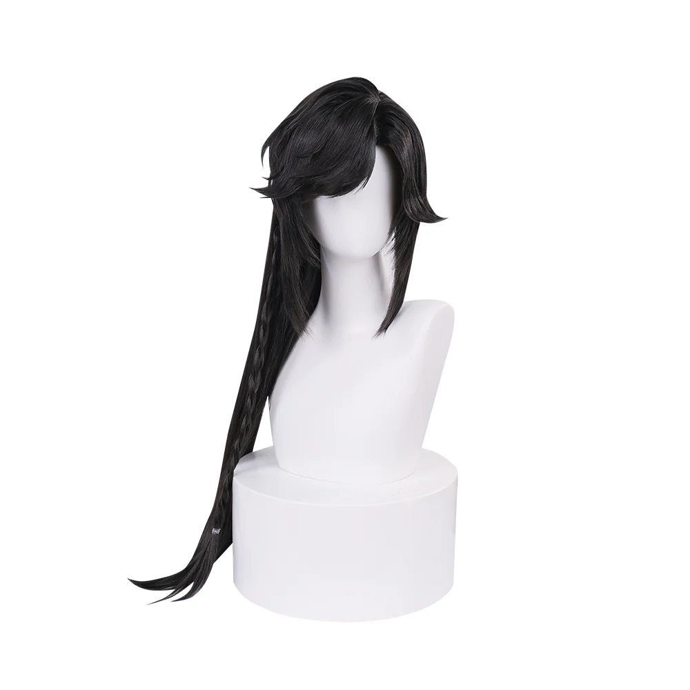 【Ready For Ship】DokiDoki Anime Tian Guan Ci Fu Hua Cheng Cosplay Wig Men Heaven Official's Blessing TGCF Black Long Wig Men Huacheng - Image 5