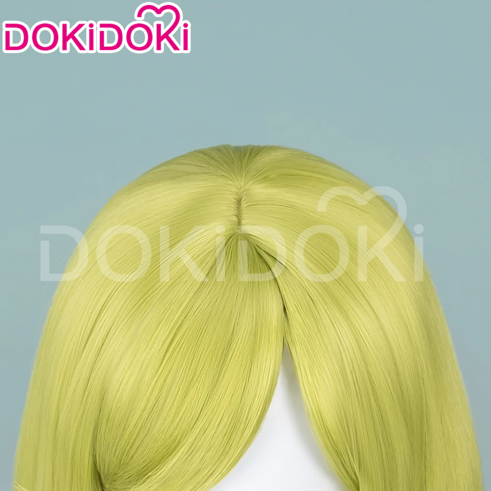【Ready For Ship】DokiDoki Anime Witch Hat Atelier Cosplay Coco Cosplay Wig Short Straight Green - Image 4