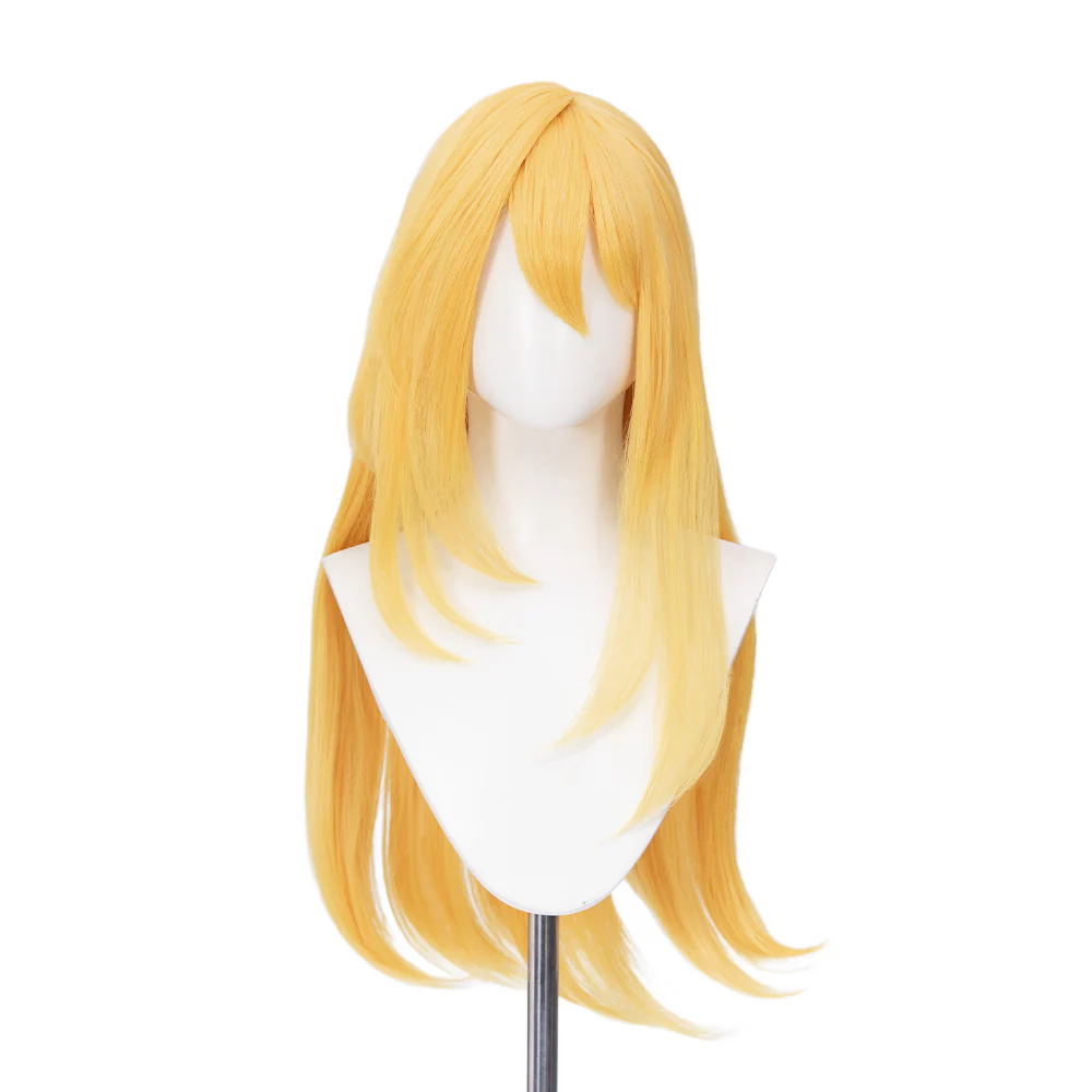 【Ready For Ship】DokiDoki Anime Cosplay Wig DMG Yellow Long Hair - Image 2