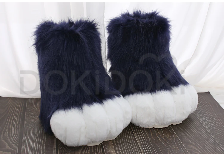 【Partial Ready For Ship】DokiDoki Cosplay Fursuit Animal Feet Beast Foot Furry Shoes Cute Bear Claw Winter - Image 12