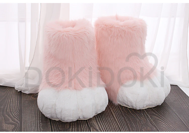 【Partial Ready For Ship】DokiDoki Cosplay Fursuit Animal Feet Beast Foot Furry Shoes Cute Bear Claw Winter - Image 14