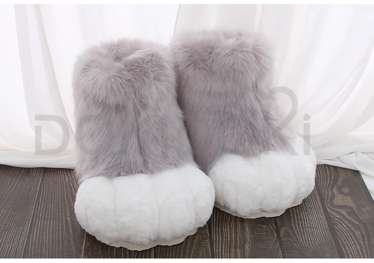 【Partial Ready For Ship】DokiDoki Cosplay Fursuit Animal Feet Beast Foot Furry Shoes Cute Bear Claw Winter - Image 15