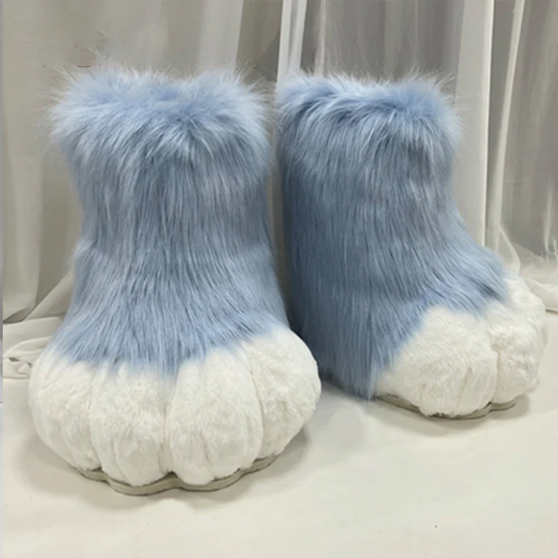【Partial Ready For Ship】DokiDoki Cosplay Fursuit Animal Feet Beast Foot Furry Shoes Cute Bear Claw Winter - Image 19