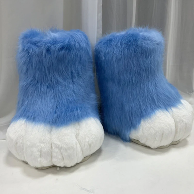 【Partial Ready For Ship】DokiDoki Cosplay Fursuit Animal Feet Beast Foot Furry Shoes Cute Bear Claw Winter - Image 20