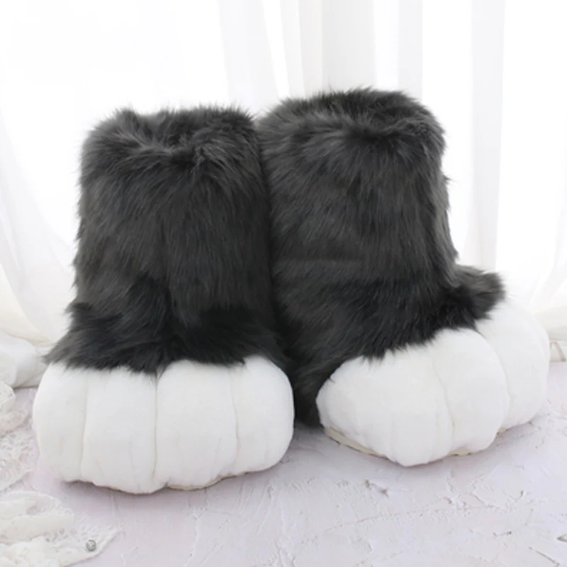 【Partial Ready For Ship】DokiDoki Cosplay Fursuit Animal Feet Beast Foot Furry Shoes Cute Bear Claw Winter - Image 21