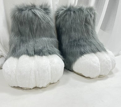 【Partial Ready For Ship】DokiDoki Cosplay Fursuit Animal Feet Beast Foot Furry Shoes Cute Bear Claw Winter - Image 22