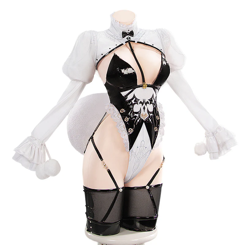 【 Ready For Ship】DokiDoki-R Cosplay Game Cosplay Bunny Girl - Image 9