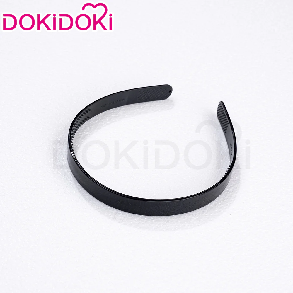 【Ready For Ship】DokiDoki Cosplay Game Cosplay Wig Women Short White Heat Resistant Hair / Eyeshade / Hairband - Image 7