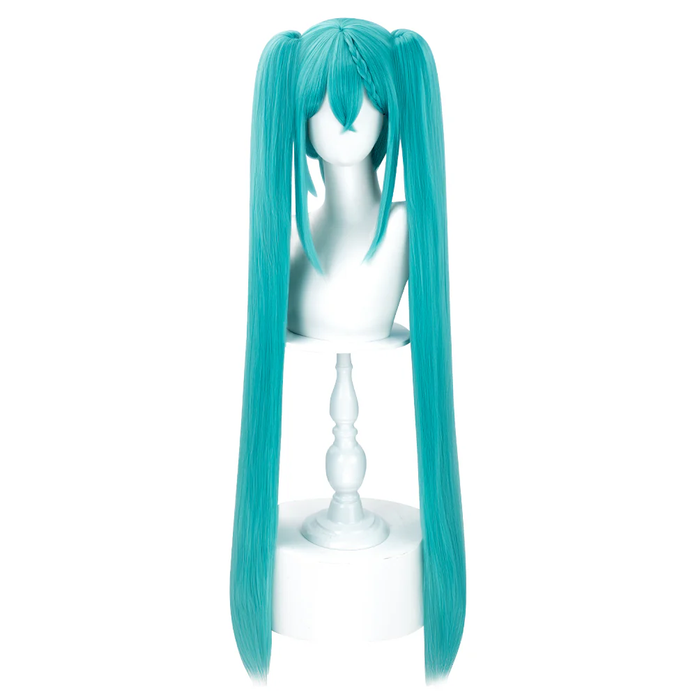【Ready For Ship】DokiDoki Cosplay Wig 2023 Racing Suits Style Long Straight Blue Hair - Image 5