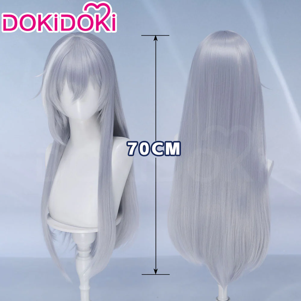 【Ready For Ship】DokiDoki Game Anime IDOLiSH7 Yuki Wig Long Straight Silver White Highlight Hair Yukito Orikasa Re:vale