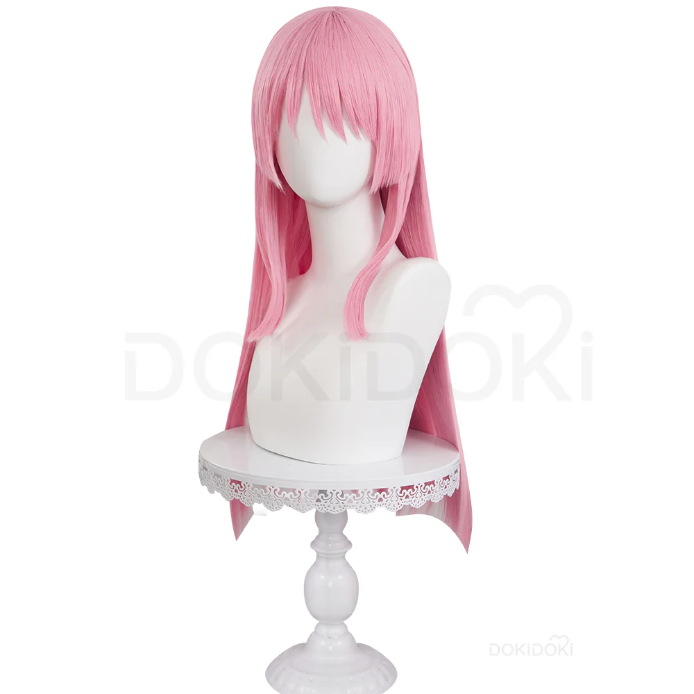 【Ready For Ship】DokiDoki Game BanG Dream Cosplay Chihaya Anon Wig Long Straight Pink Hair Garupa - Image 5