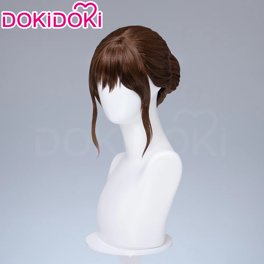 【Ready For Ship】DokiDoki Game Clair Obscur: Expedition 33 Copslay Sciel Wig Short Curly Brown Hair Buns - Image 2