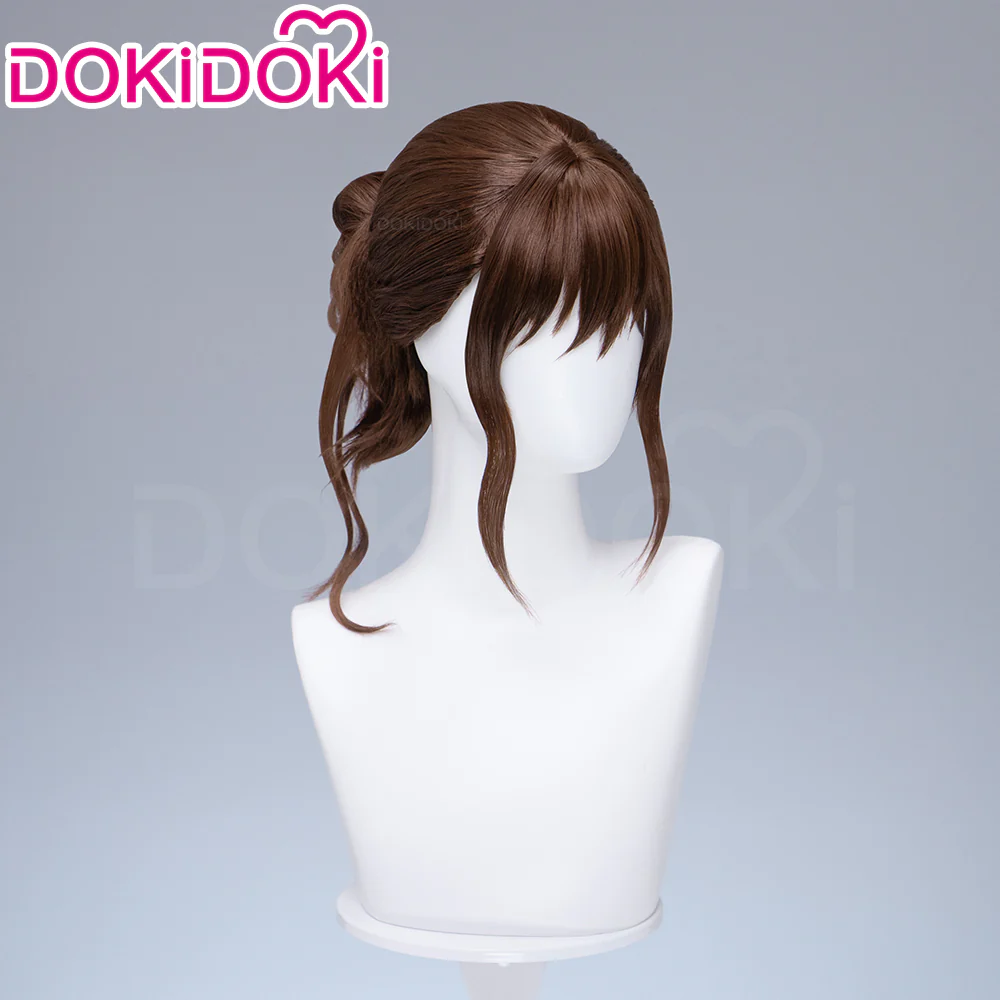【Ready For Ship】DokiDoki Game Clair Obscur: Expedition 33 Copslay Sciel Wig Short Curly Brown Hair Buns - Image 3