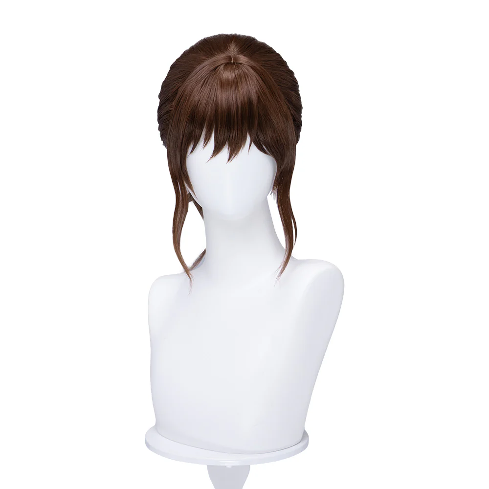 【Ready For Ship】DokiDoki Game Clair Obscur: Expedition 33 Copslay Sciel Wig Short Curly Brown Hair Buns - Image 5