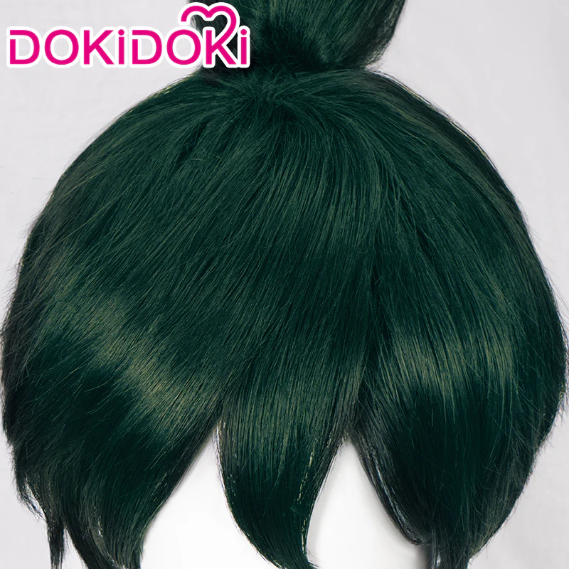 DokiDoki Game Cosplay Cosplay Short Green Wig / Mask - Image 3
