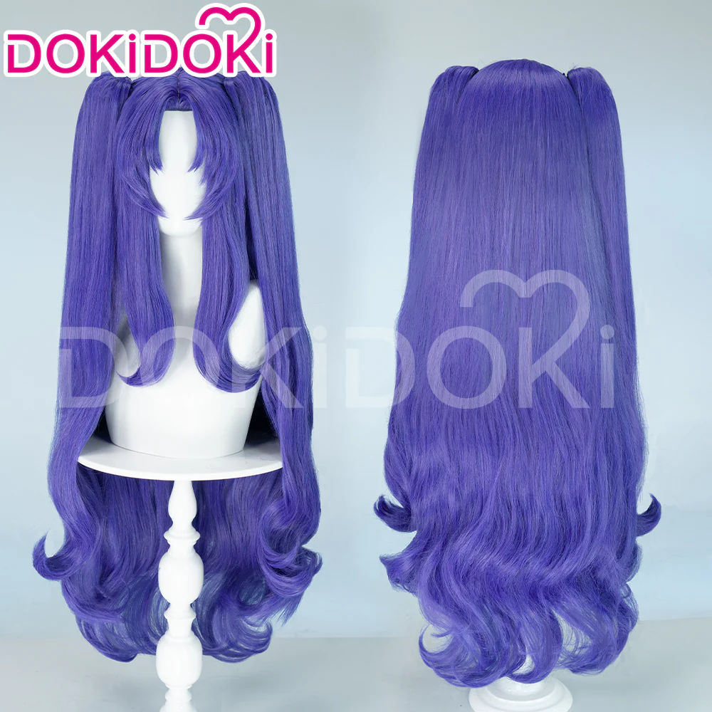 【Partially Ready For Ship】DokiDoki Game Cosplay Fate/Grand Wig Ereshkigal Women Long Blonde / Purple Straight Dark / Light Hair FGO - Image 13