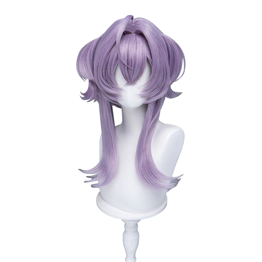 DokiDoki Game Cosplay Jellyfish Girl Wig Long Purple Hair - Image 5
