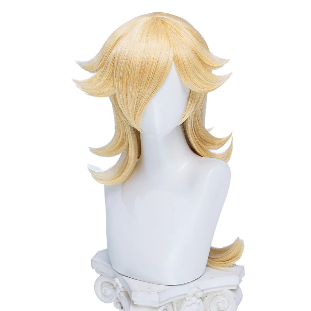 【Ready For Ship】【Pre Crimped】DokiDoki Game Cosplay Princess Wig Long Blonde Curly Hair - Image 11