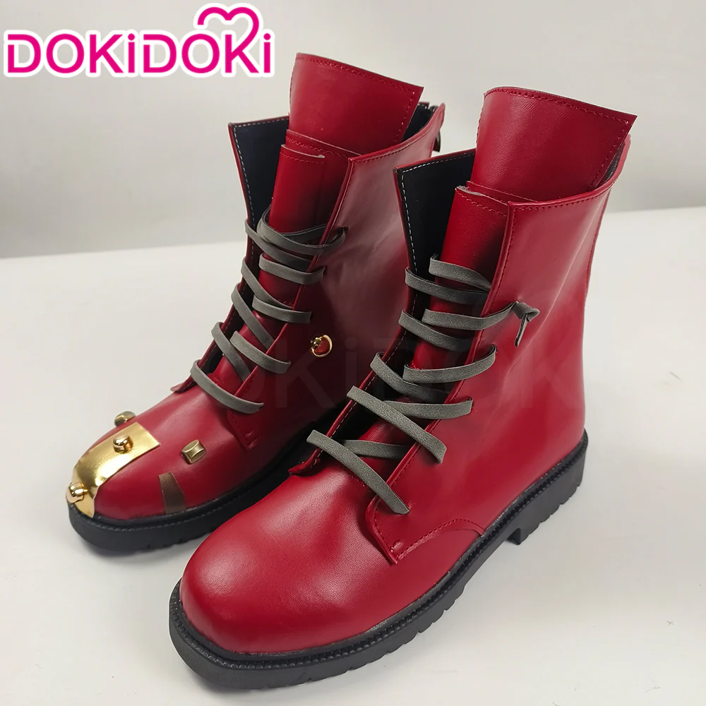 DokiDoki Game Cosplay Shoes Red Bootes - Image 2