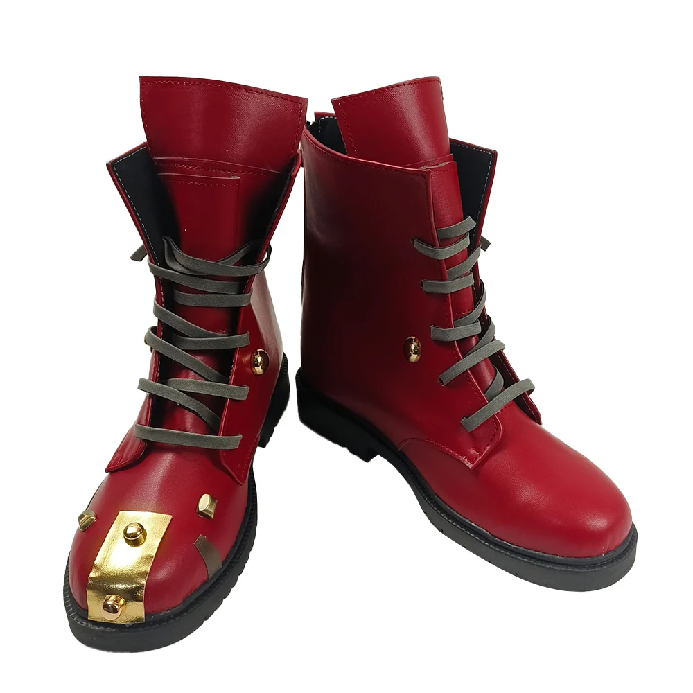 DokiDoki Game Cosplay Shoes Red Bootes - Image 3